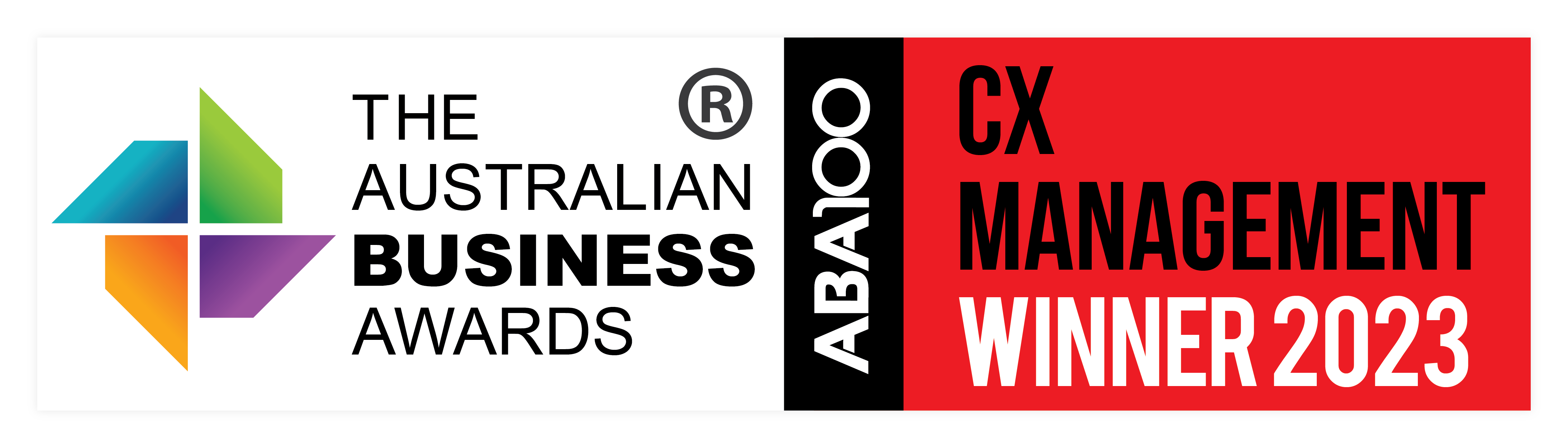Australian Business Award for Customer Experience Management logo