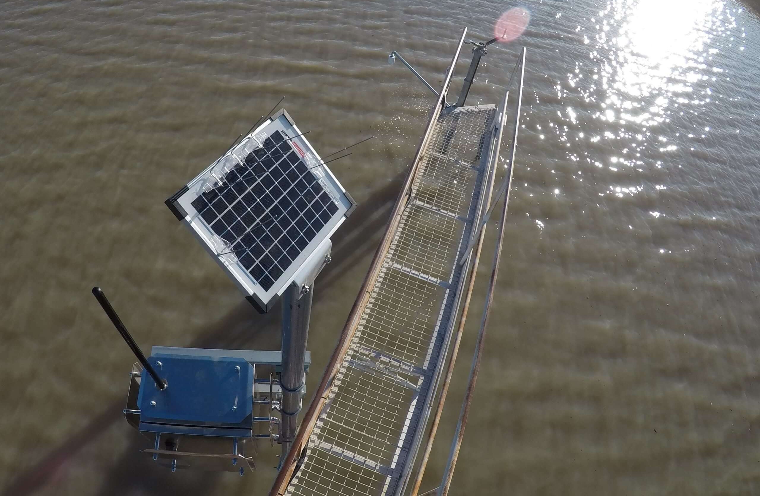 Field sensor installation at a NSW DPIE floodplain monitoring site, part of the 1,400-site capacity management program